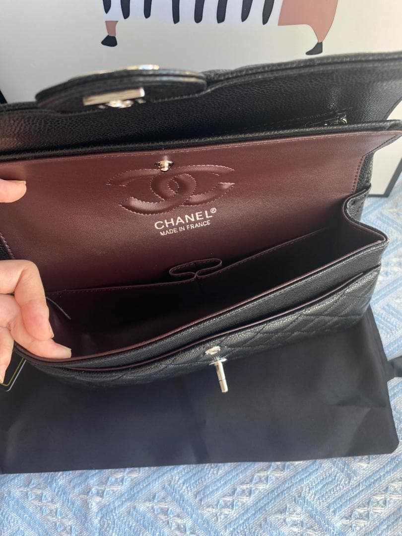 美品✨ 希少 cHaNeL✨ レザー ショルダーバッグ ✨ブラック