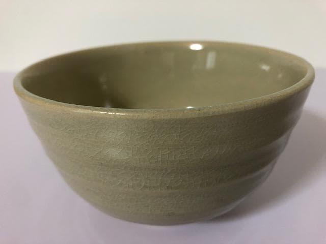 葵窯 加藤春二 柳茶碗 共箱 名古屋城（柳城）ゆかりの鉄絵 茶道具 y125