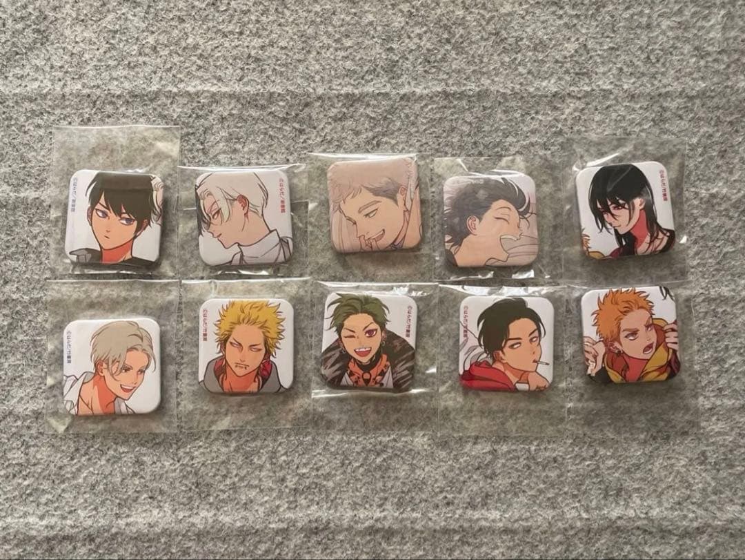 はらだ展 ハッピークソライフ展 缶バッジ