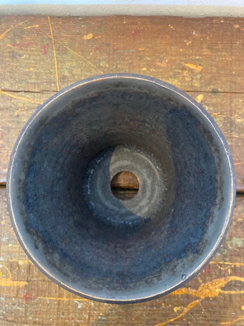 山中勇人　植木鉢　y鉢　作家鉢　陶器鉢