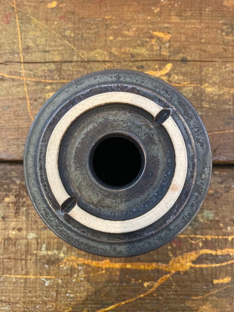 山中勇人　植木鉢　y鉢　作家鉢　陶器鉢