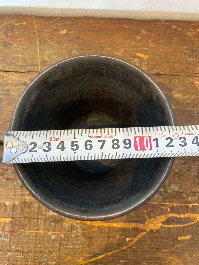 山中勇人　植木鉢　y鉢　作家鉢　陶器鉢