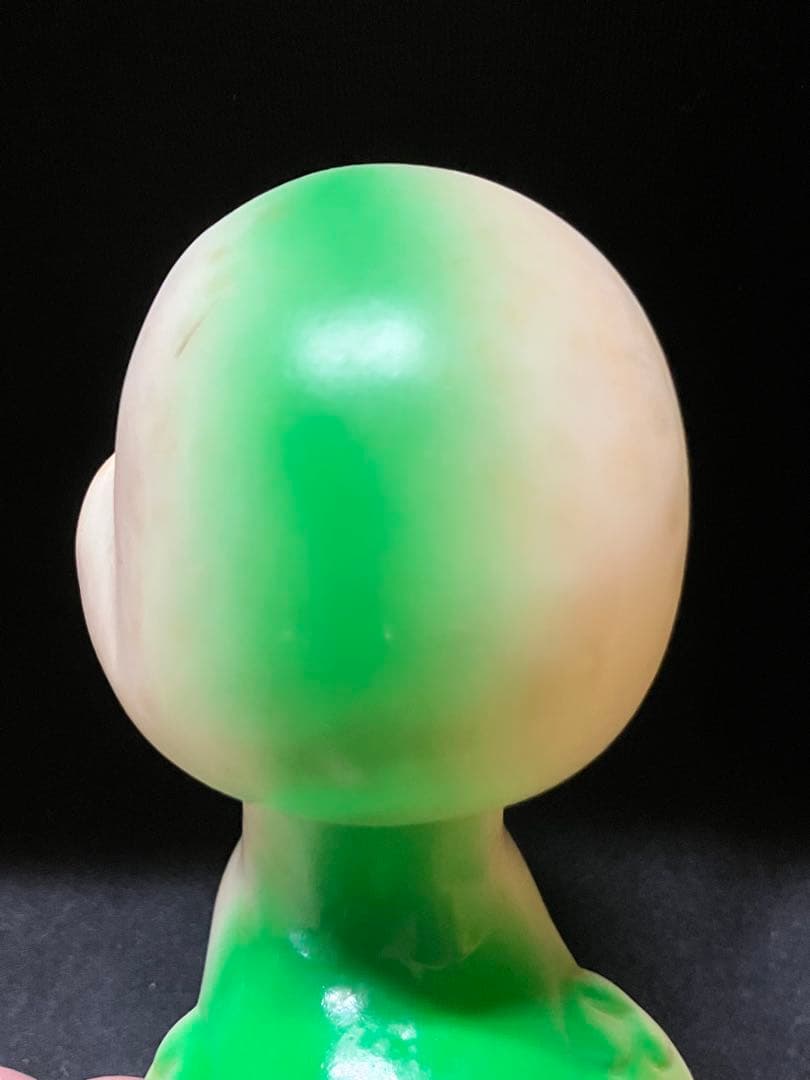 当時物 うさぎ アヒル　しか　ソフビ 3個　笛人形　欠損有り　B2297