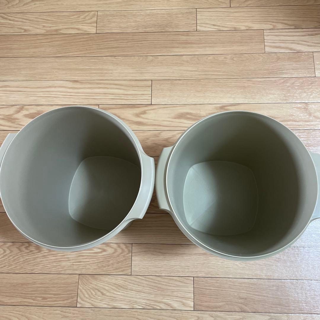 ☆タッパーウェア❗️マキシクィーンデコレーター.ナッツベージュカラー2個セット❗️