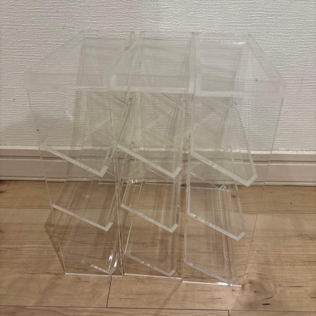 【無印良品】アクリルボトルスタンド3段 3つセット