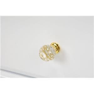 ドレッサーセットクリスタル調取っ手付き ホワイト(白)