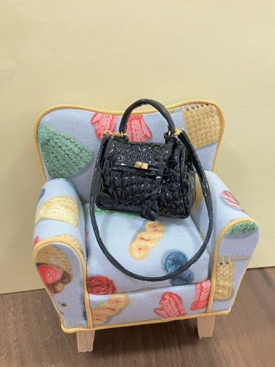★ハンドメイド★ ミニチュア クロコダイル風 2wayバッグ  アウトフィット