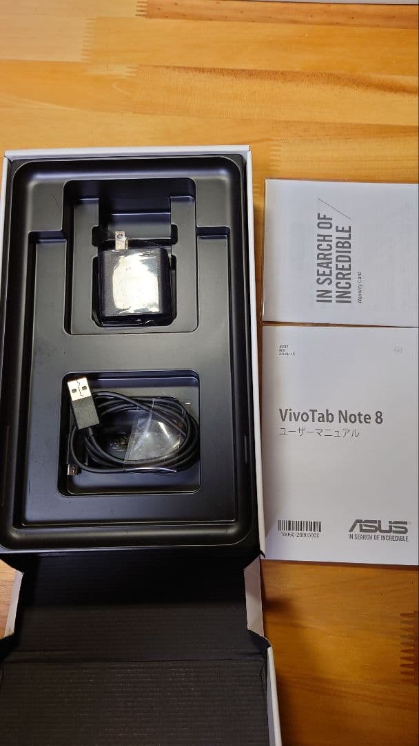 ASUS Vivotab note8 R80TA-DLPS本体、箱付