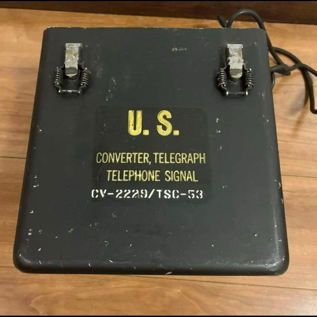 米軍　実物　CONVERTER TELEGRAPH -TELEPHONE