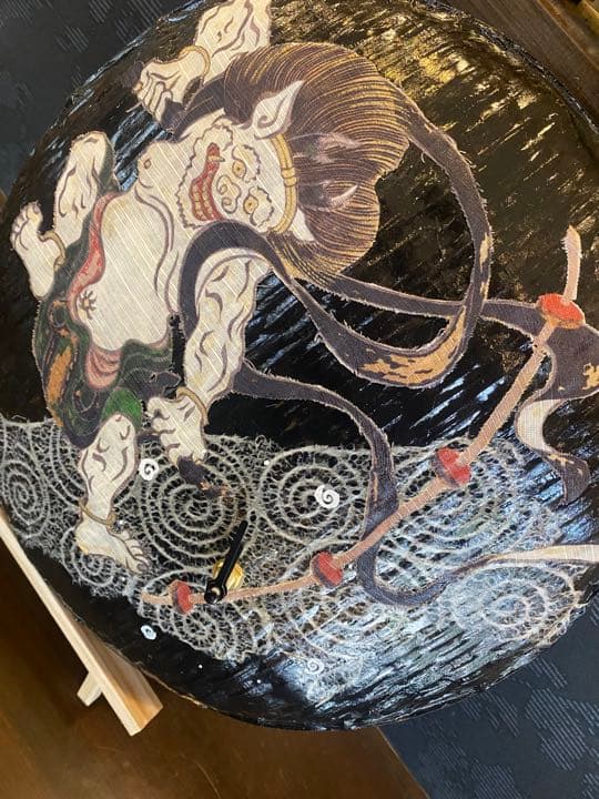 年末セール！ハンドメイド壁掛け時計　一貫張り