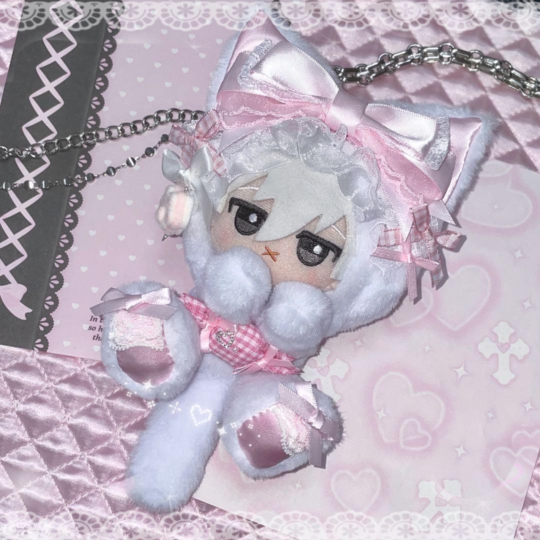 ⟡ぬい服 もぐもぐ おすわり 10cm〜12cm ⟡ 裏地付き