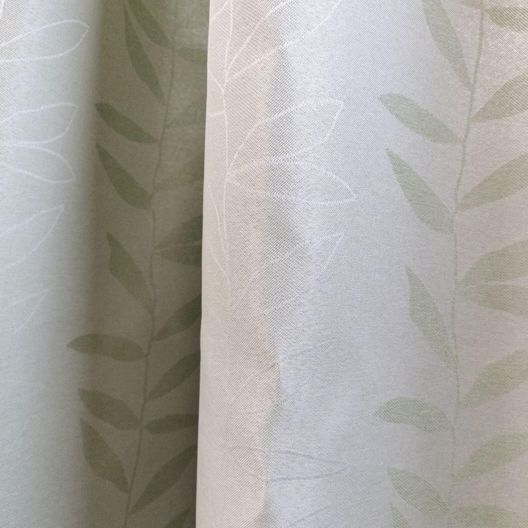 ⑬幅約90㌢×丈約158㌢(1枚)×2　両開き　遮光　レースドレープセット