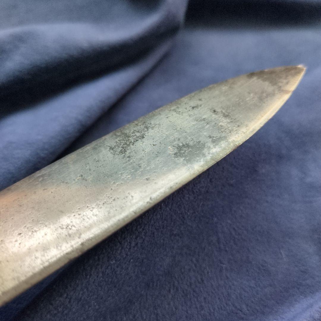 イギリス　アンティークナイフ 鹿の角　バーベキューナイフ