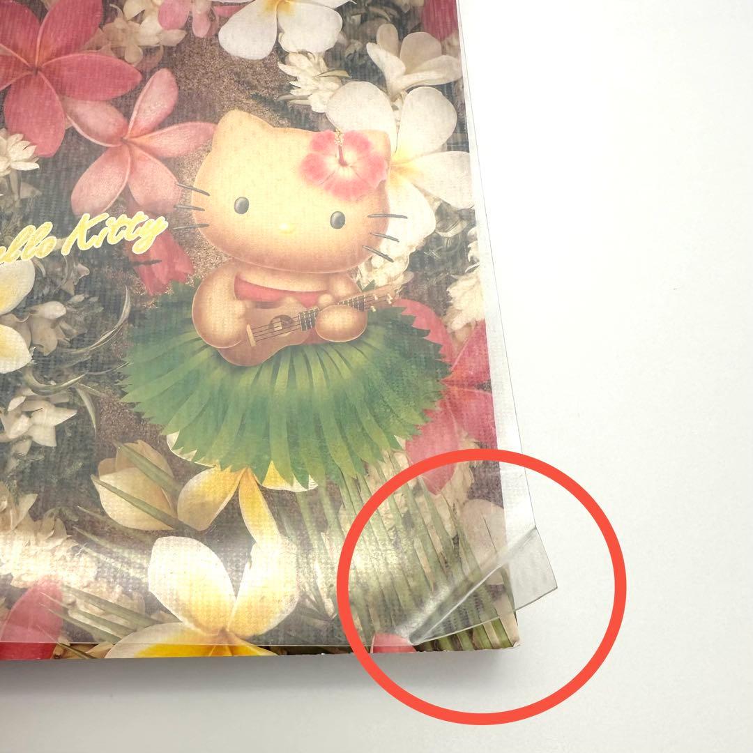 平成レトロ サンリオ ハローキティ ハワイアン 日焼け シール付メモ帳 2002