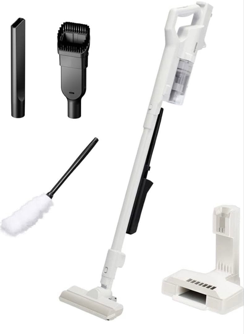 【美品】コードレス掃除機　アイリスオーヤ　SCD-121P-CW