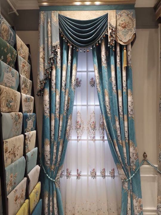 厚い　生地　高級　カーテン　ドレープカーテン　遮光カーテン