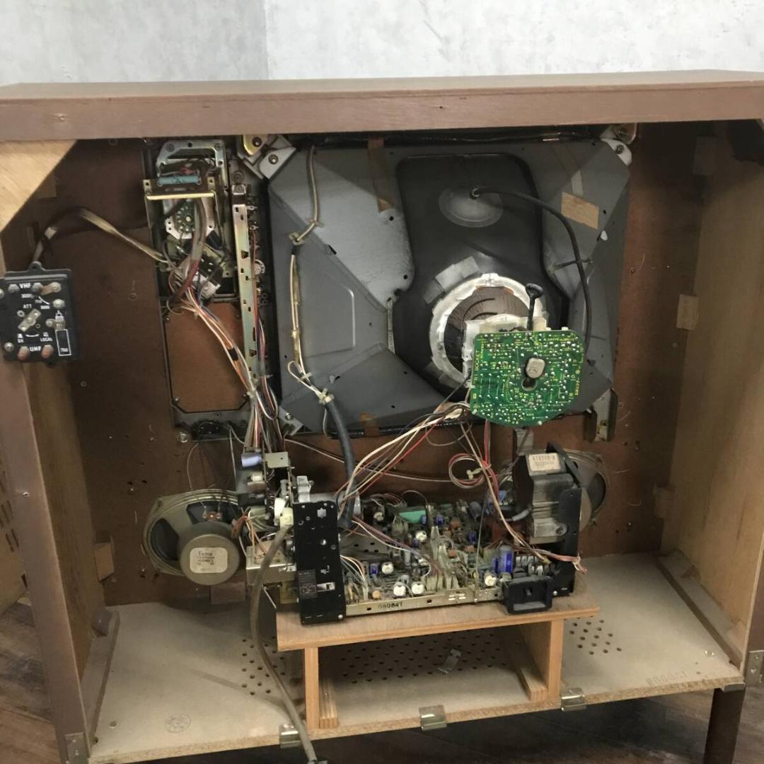 Victor ビクター C-9020 カラーテレビ トランジスタ式 レトロ