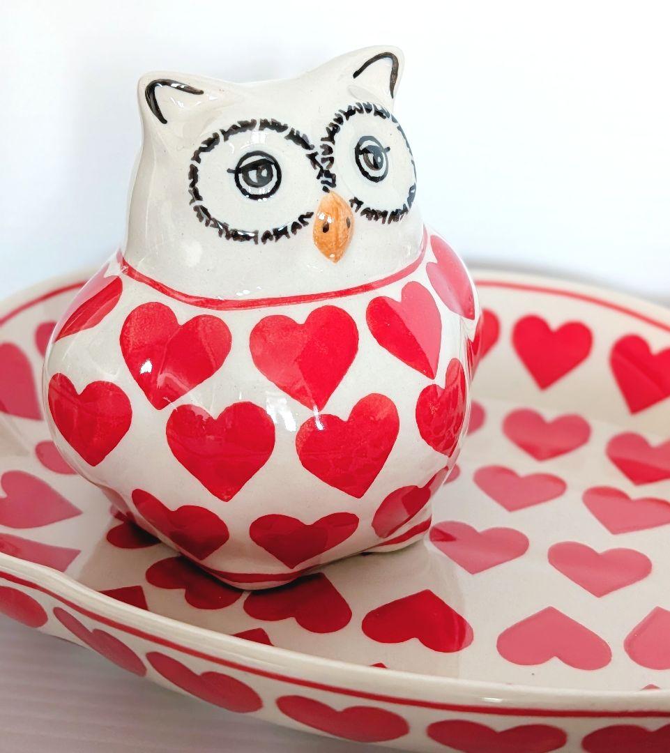 ポーリッシュポタリー マヌファクトゥラ 大ハートセット♡.*・゜