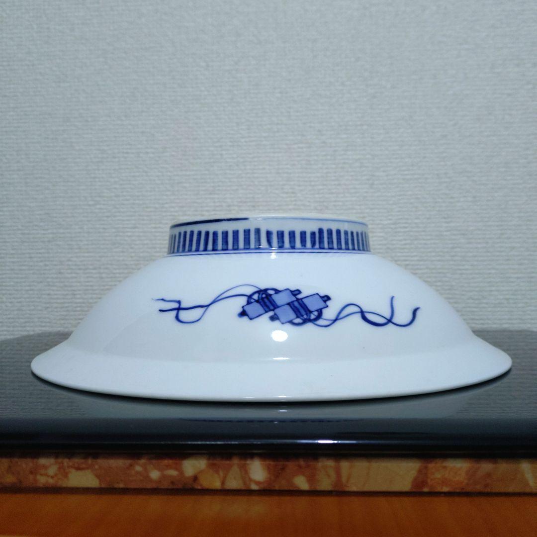 肥前大川内山　鍋島謹製　染錦牡丹画8寸高台　櫛歯文様　色鍋島　菓子器　共箱付き