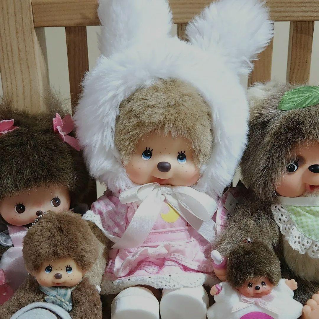 モンチッチ 香奈 ロリータ ピンク うさぎボンネット