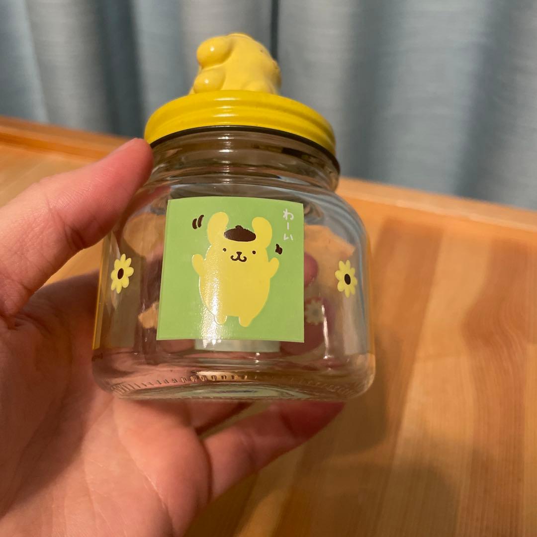 サンリオ ポムポムプリン マスコット瓶 小物入れ キャニスター Sanrio