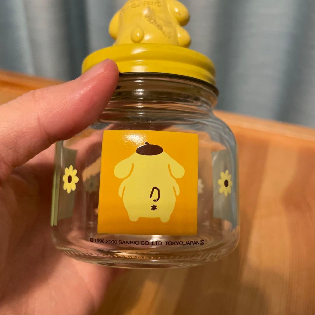 サンリオ ポムポムプリン マスコット瓶 小物入れ キャニスター Sanrio
