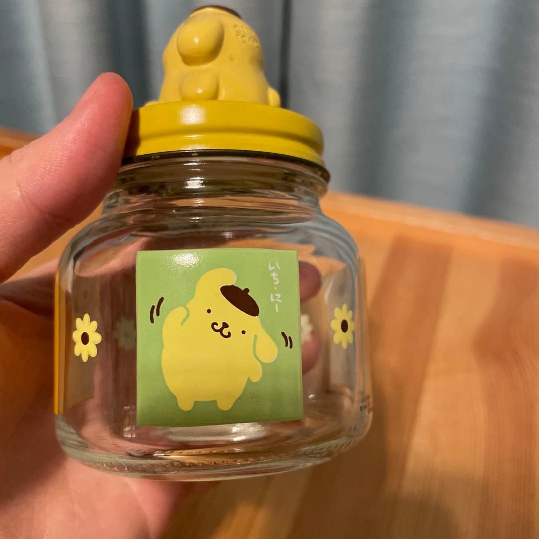 サンリオ ポムポムプリン マスコット瓶 小物入れ キャニスター Sanrio