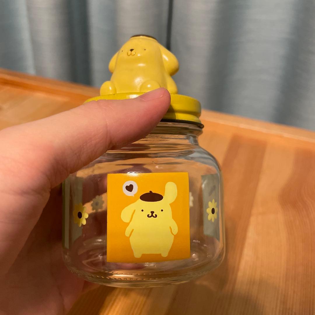 サンリオ ポムポムプリン マスコット瓶 小物入れ キャニスター Sanrio
