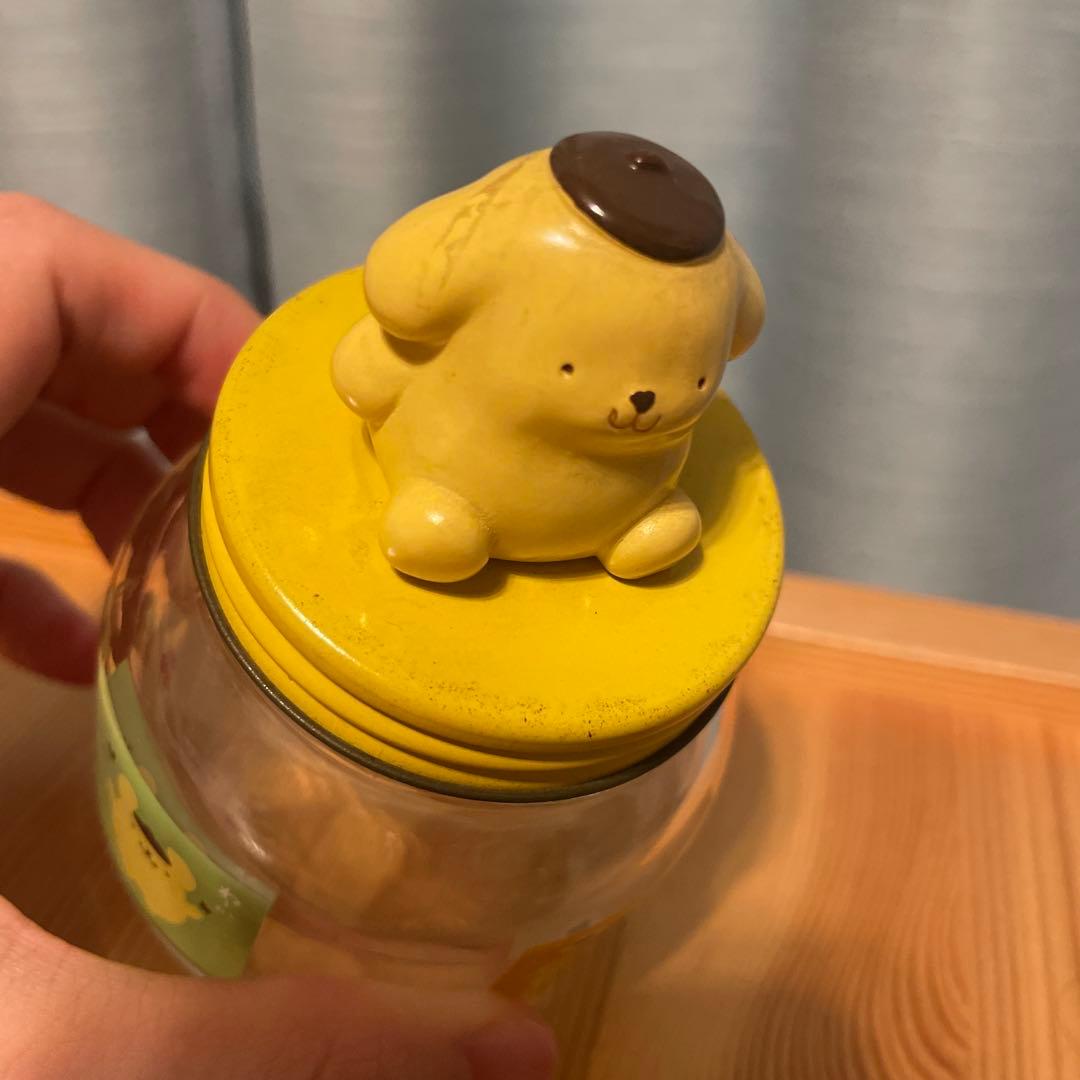 サンリオ ポムポムプリン マスコット瓶 小物入れ キャニスター Sanrio