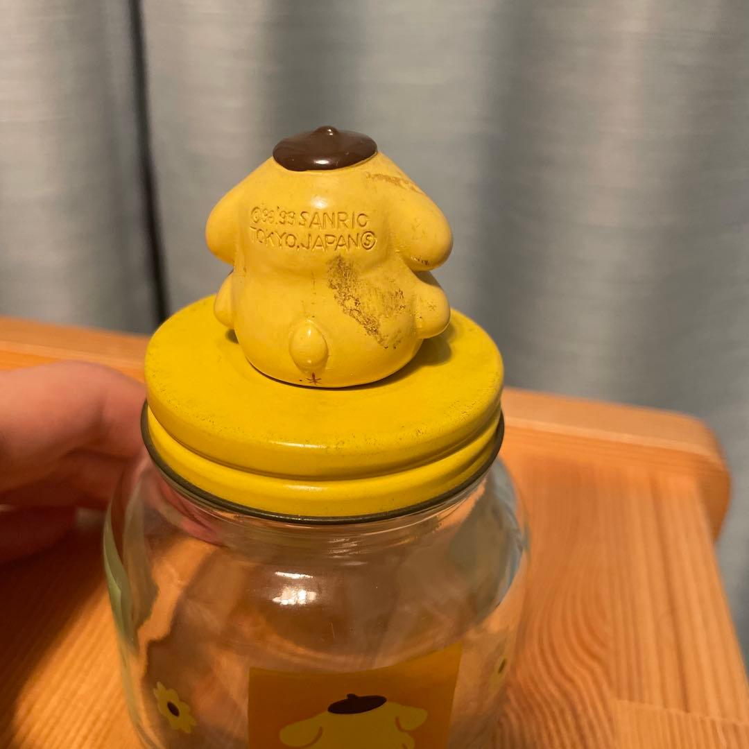 サンリオ ポムポムプリン マスコット瓶 小物入れ キャニスター Sanrio