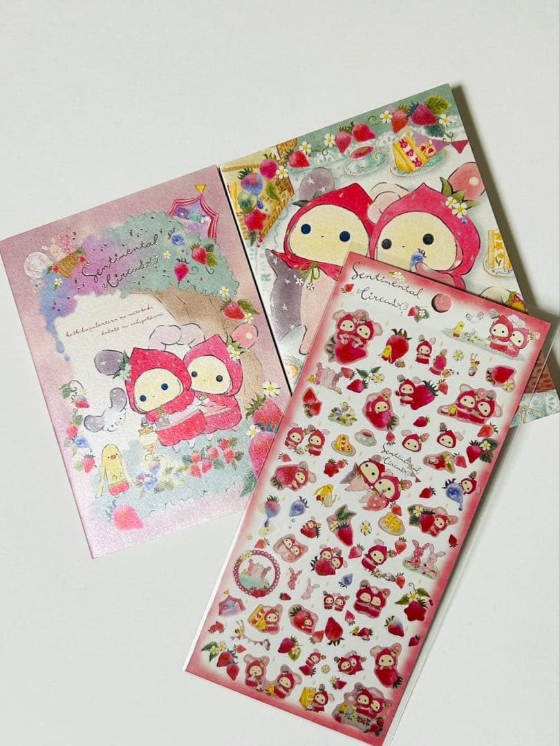センチメンタルサーカス　メモパッド2冊　シール1枚おまとめセット