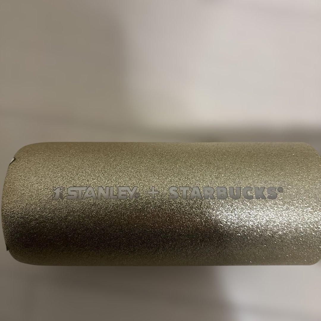 スターバックス　スタンレーグリッターゴールド　ステンレスボトル　473mlスタバ