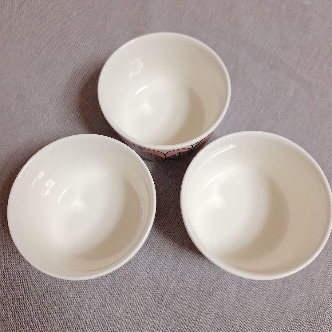 マリメッコ　ケスティト　ボウル　ピンク　3個