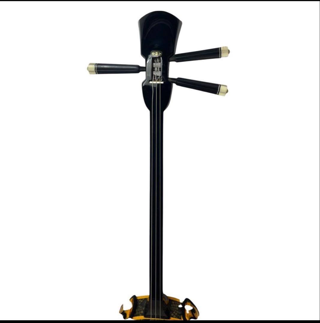 沖縄三線 伝統 蛇革 蛇皮 人工革 初心者 強化張り ケース付 付属品 弦楽器