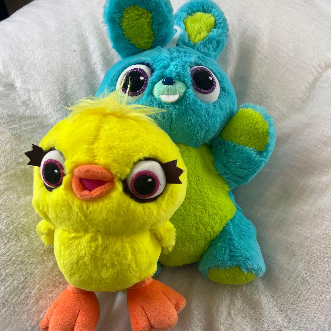 ディズニー ダッキー＆バニー パペット キーチェーン マスコット パスケース