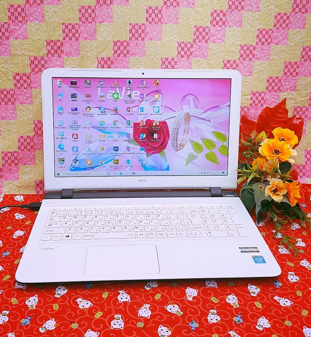 薄型NEC/Win11/新品SSD256G/高速メモリ8G/カメラ/高年式モデル