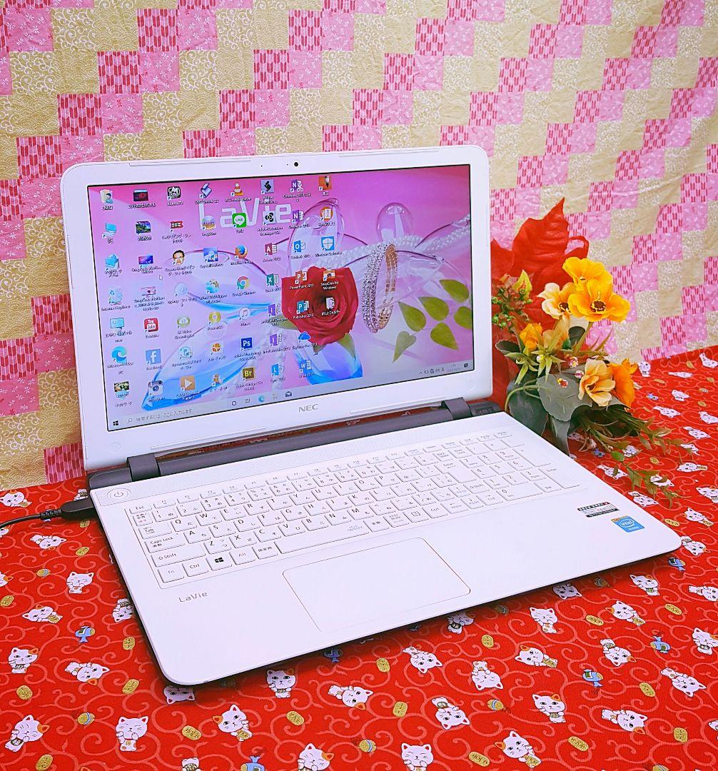 薄型NEC/Win11/新品SSD256G/高速メモリ8G/カメラ/高年式モデル