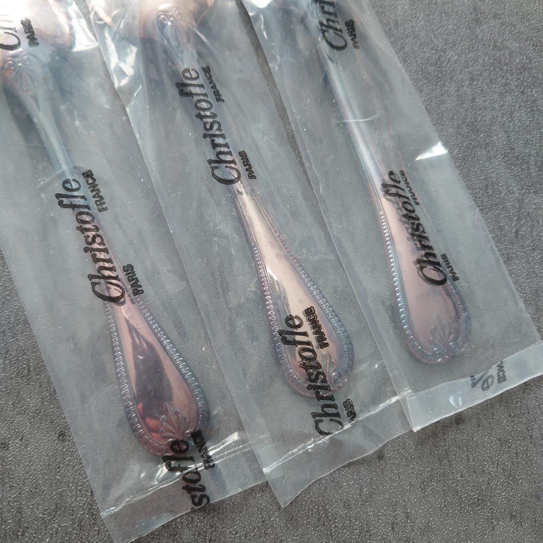 クリストフル マルメゾン 未開封 コーヒースプーン 3点 ②