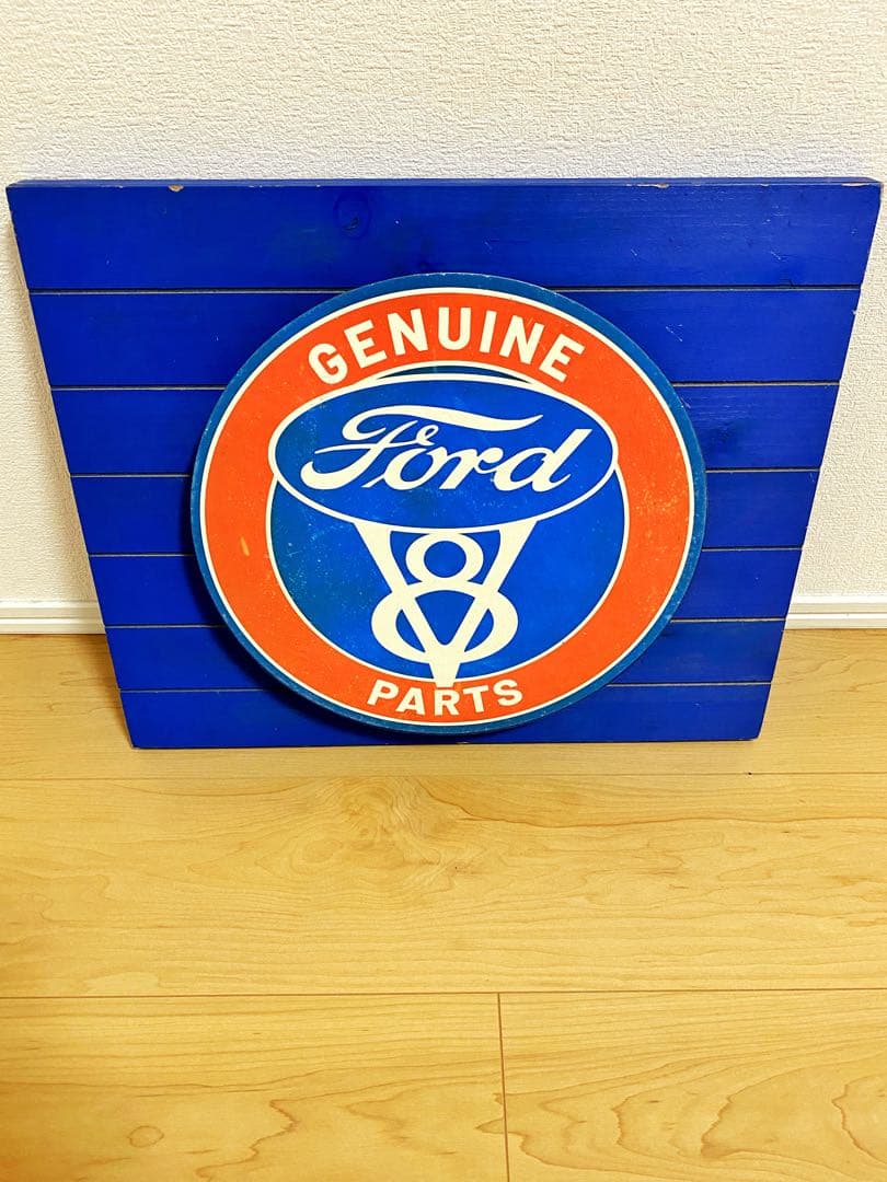 Ford V8 サイン 木製・プレートサイン フォード アメリカン雑貨