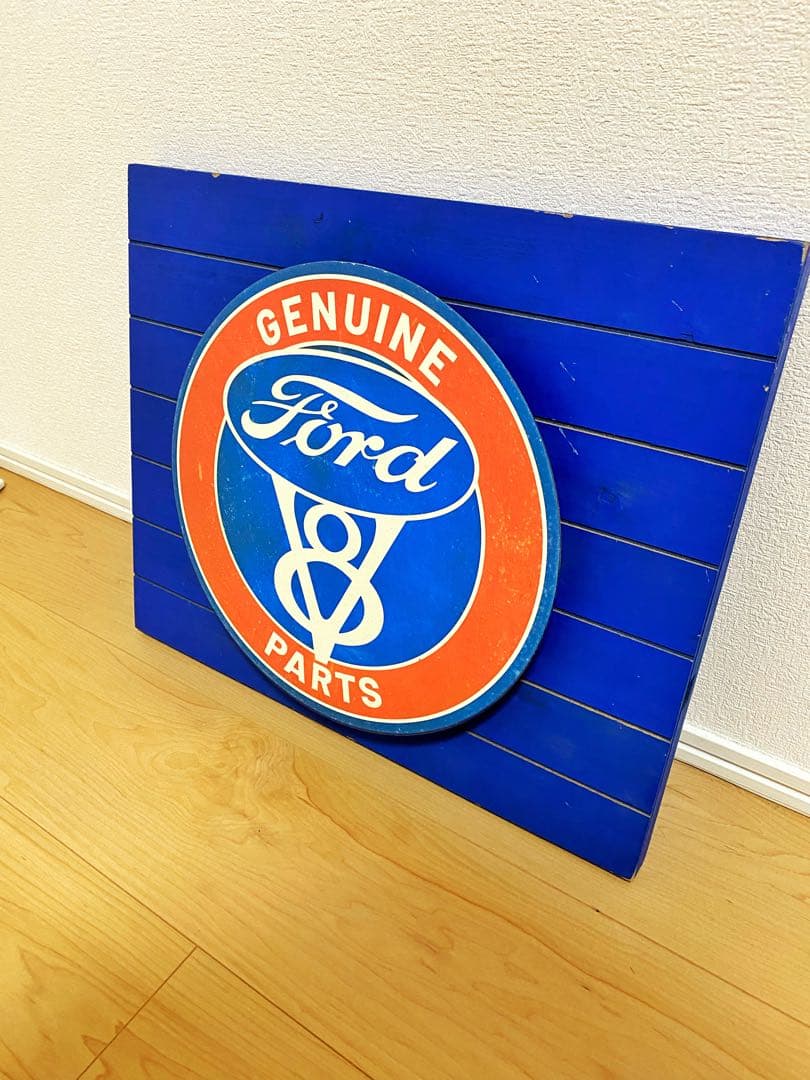 Ford V8 サイン 木製・プレートサイン フォード アメリカン雑貨
