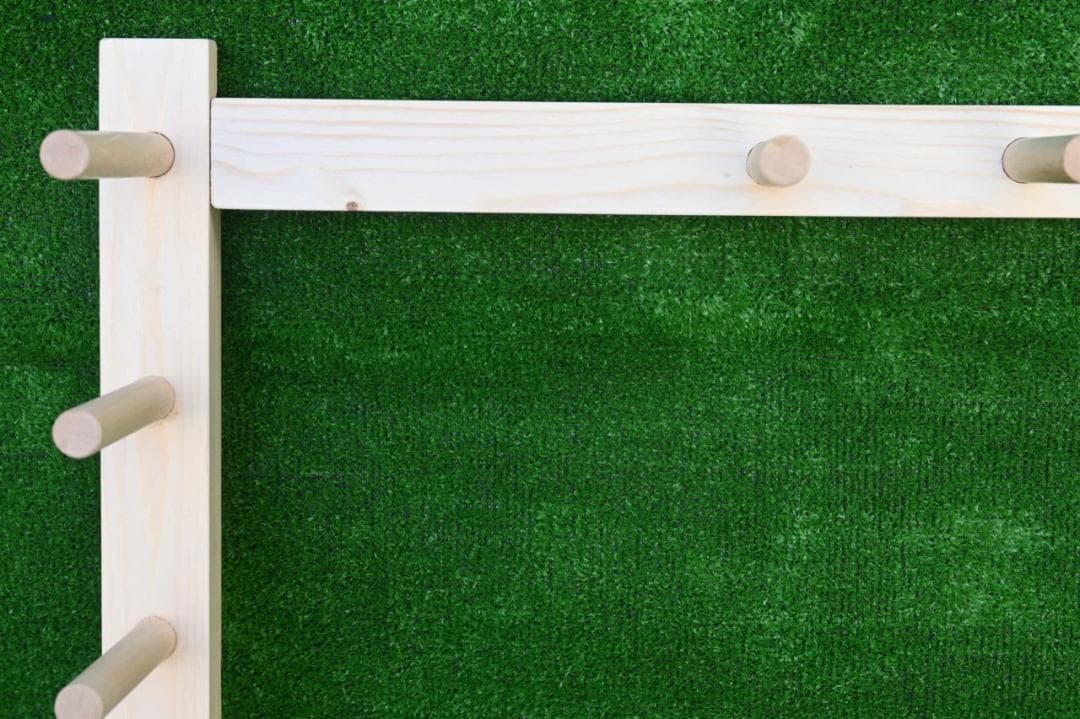 織り機 / 整経台　簡単組み立て式 5段 -b