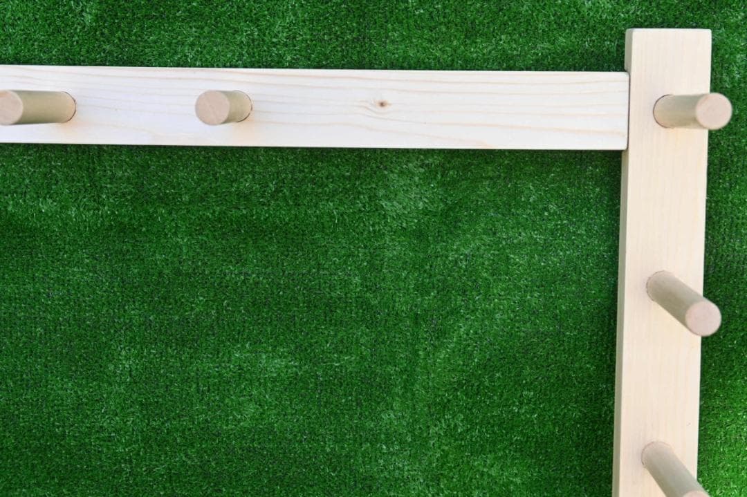 織り機 / 整経台　簡単組み立て式 5段 -b