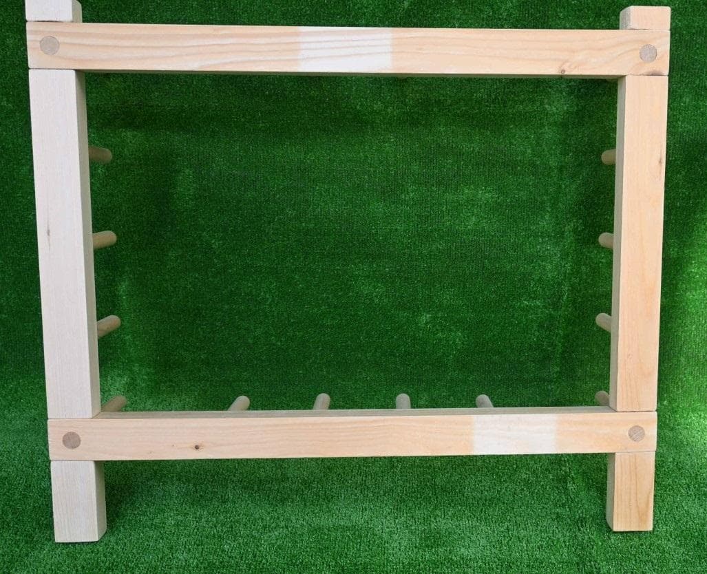 織り機 / 整経台　簡単組み立て式 5段 -b