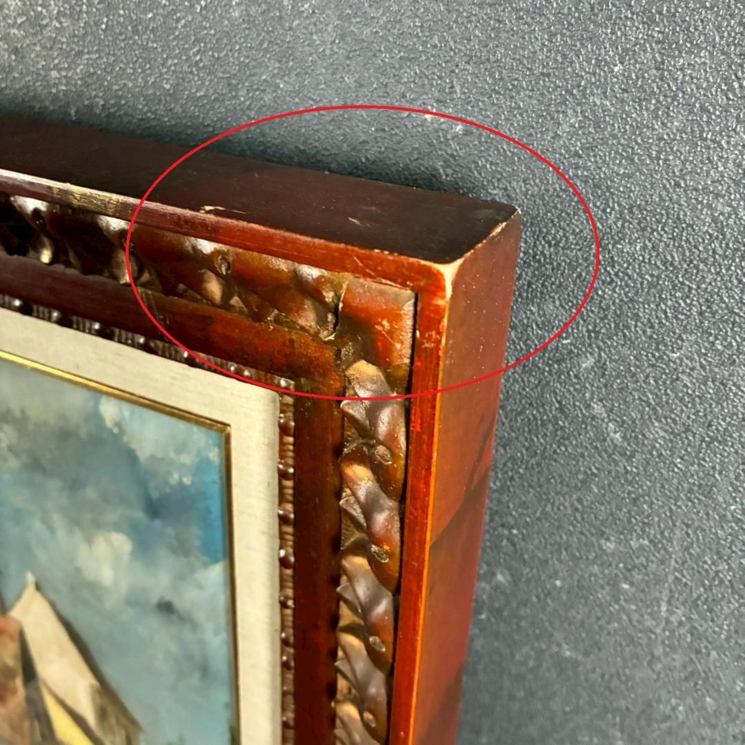 ナギー「家路」キャンバスに油彩画 月光荘取扱 ハンガリー・フランドル絵画