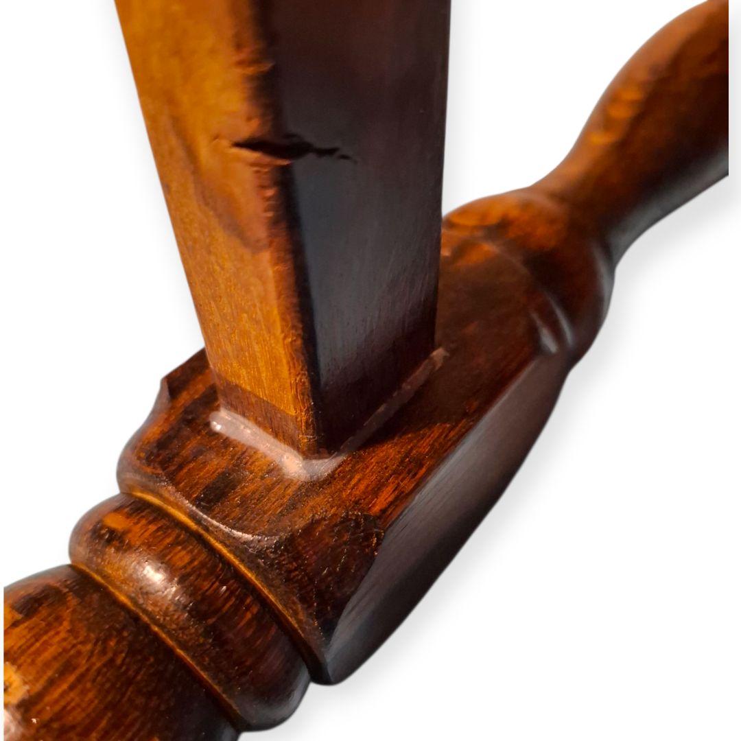 アンティーク 木製チェア バルボスレッグ ビンテージ ダイニング 椅子 古家具