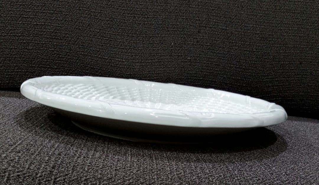 TIFFANY＆Co.　ティファニー　バスケットウィーブ　プレート　大皿　飾り皿