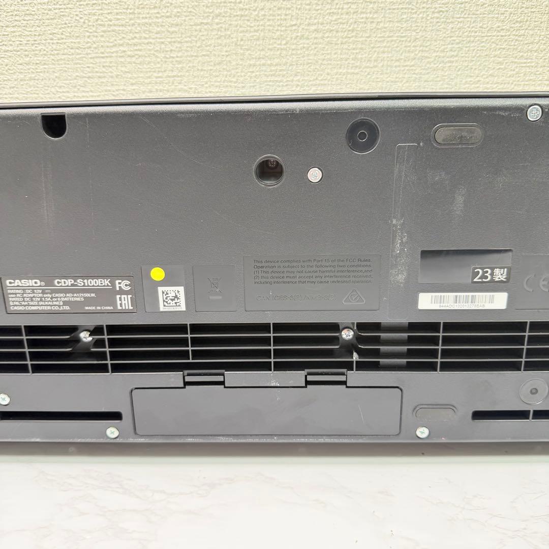 CASIO　CDP-S100BK　電子ピアノ　88鍵盤　2023年製　動作品