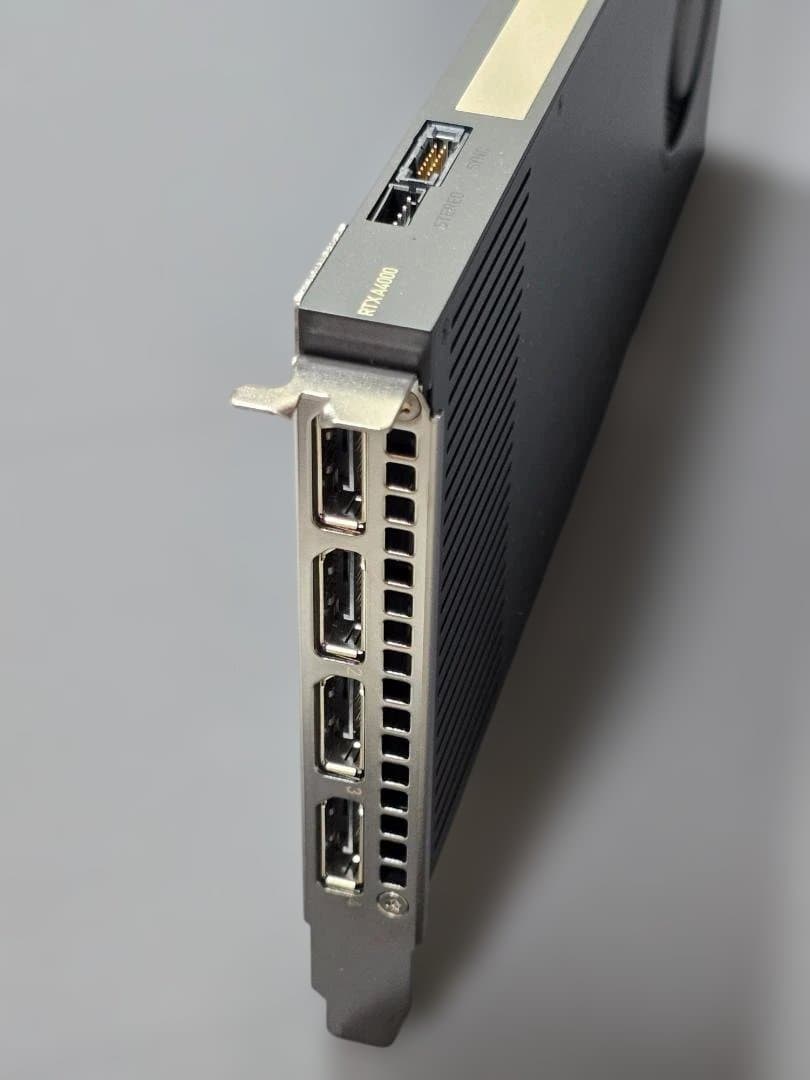 【新品同様】NVIDIA RTX A4000 16GB グラフィックボード