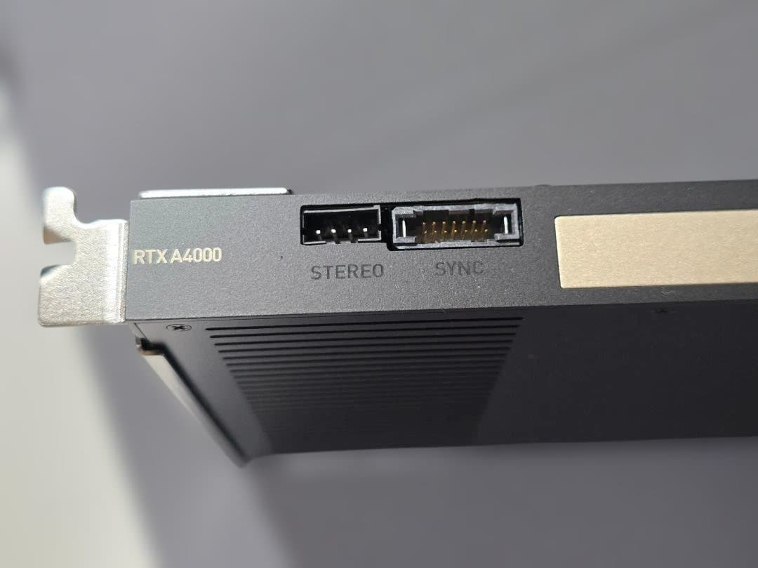 【新品同様】NVIDIA RTX A4000 16GB グラフィックボード