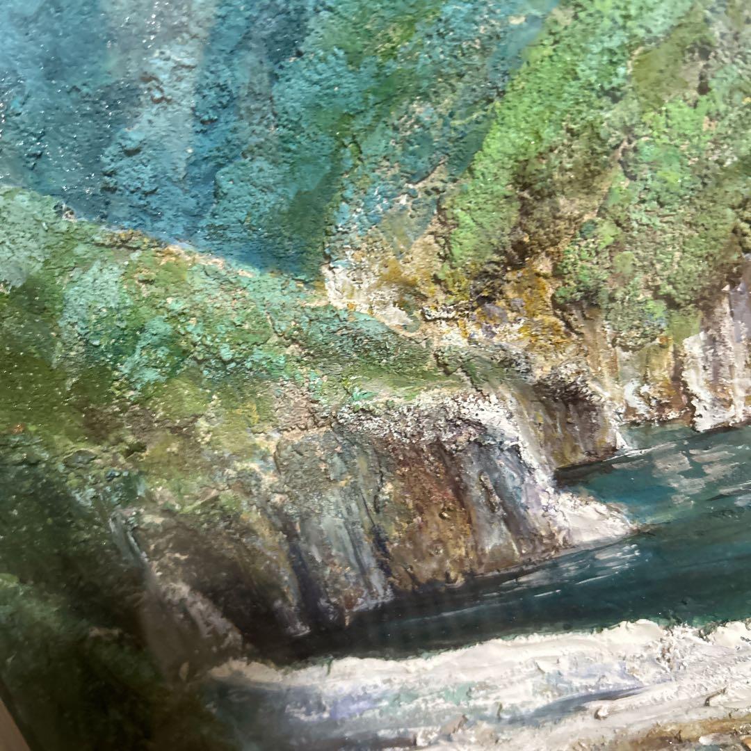 風景画　額縁入り絵画　アート作品